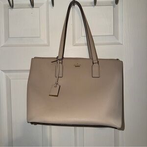 Kate Spade Taupe Leather Tote